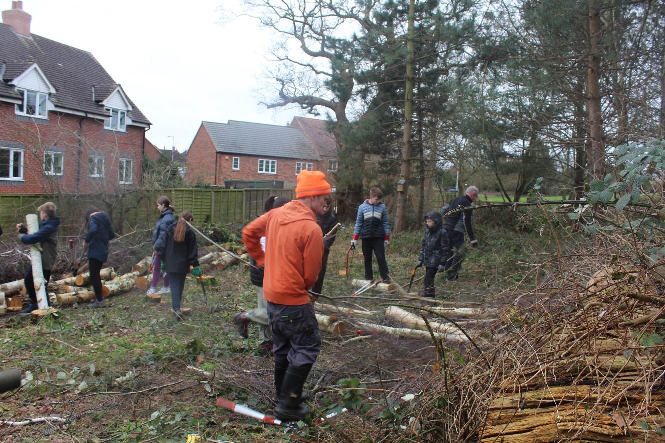 Walton Coppice working party